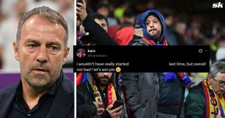 "Gotta turn up today", "Behave today please" - Barcelona fans send message to star as he's named in XI for Real Madrid clash