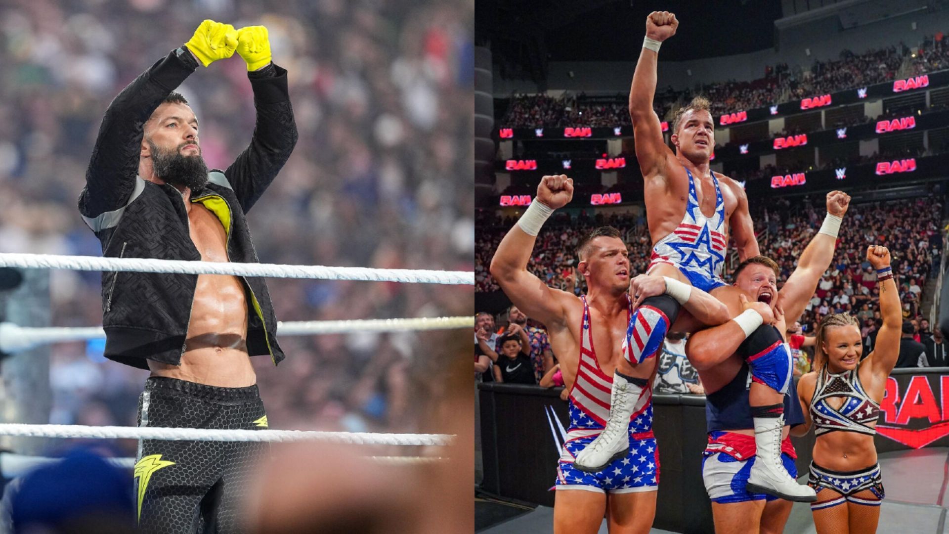Finn Balor, Chad Gable, Dragon Lee, WWE