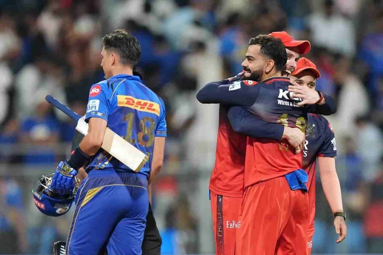 RCB and MI are vying for Qualifier 1 berths in IPL 2025. [P/C: iplt20.com]
