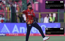 "Decoding batters like a codebreaker" - Fans laud Harpreet Brar's stunning spell in RR vs PBKS IPL 2025 match