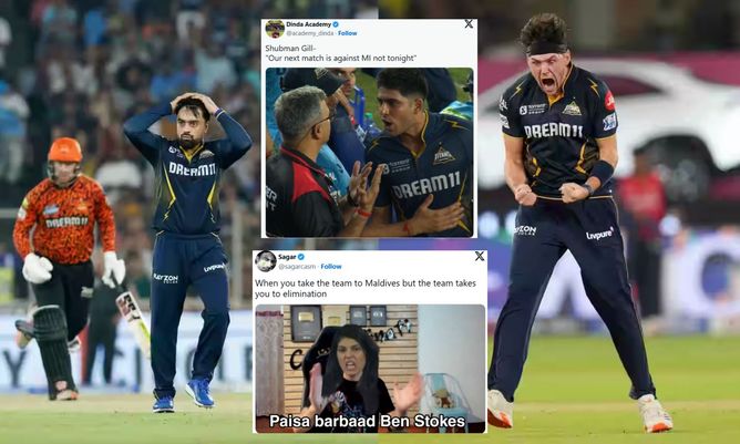 "Shubman Gill was ready to throw punches" - Top 10 funny memes after GT's comfortable win vs SRH in IPL 2025