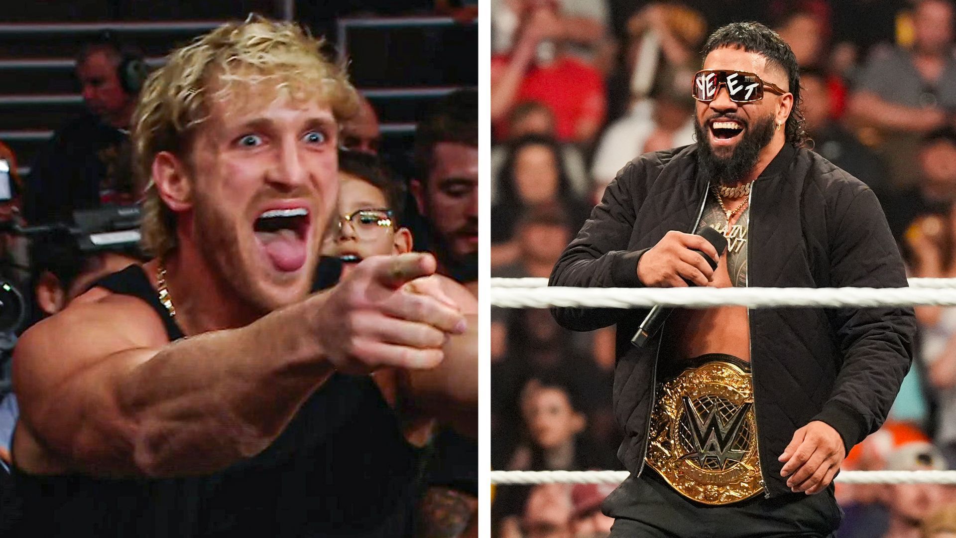 Logan Paul could dethrone Jey Uso of his WWE world title [Credit: WWE.com]