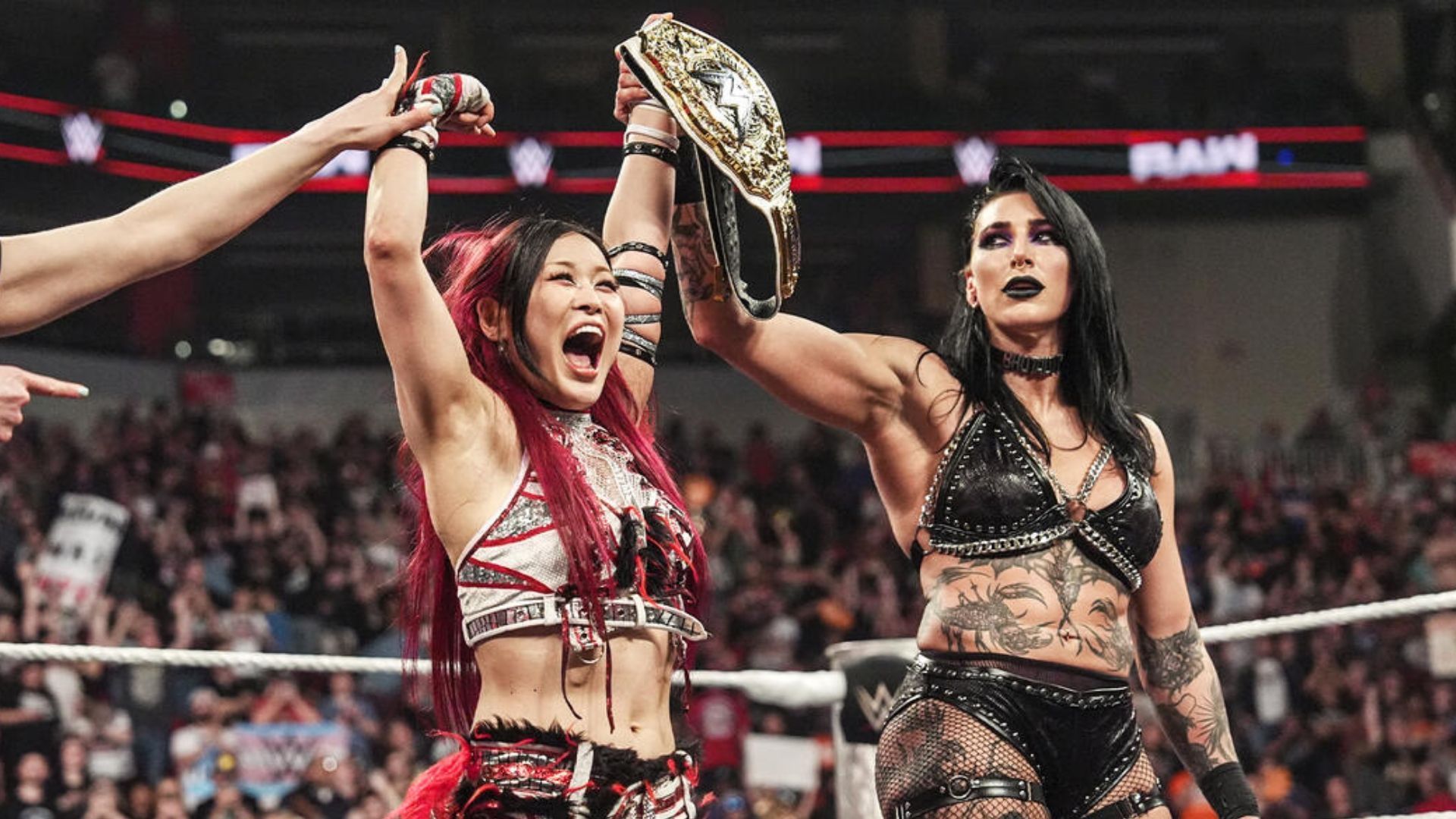 Ripley and SKY picked up a win last night on RAW. [Image credit: WWE.com]