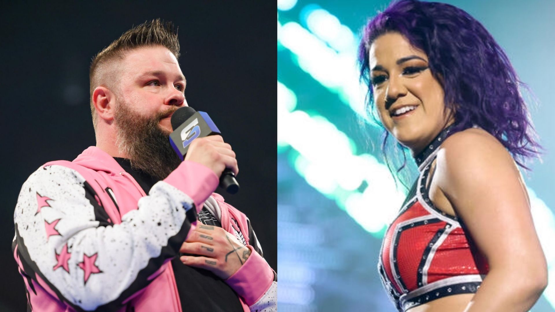Kevin Owens and Bayley! (Images from WWE.com)