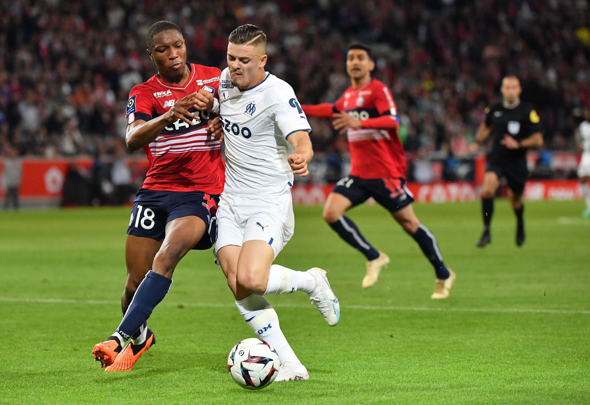 Lille OSC v Olympique de Marseille - Ligue 1 Uber Eats - Source: Getty