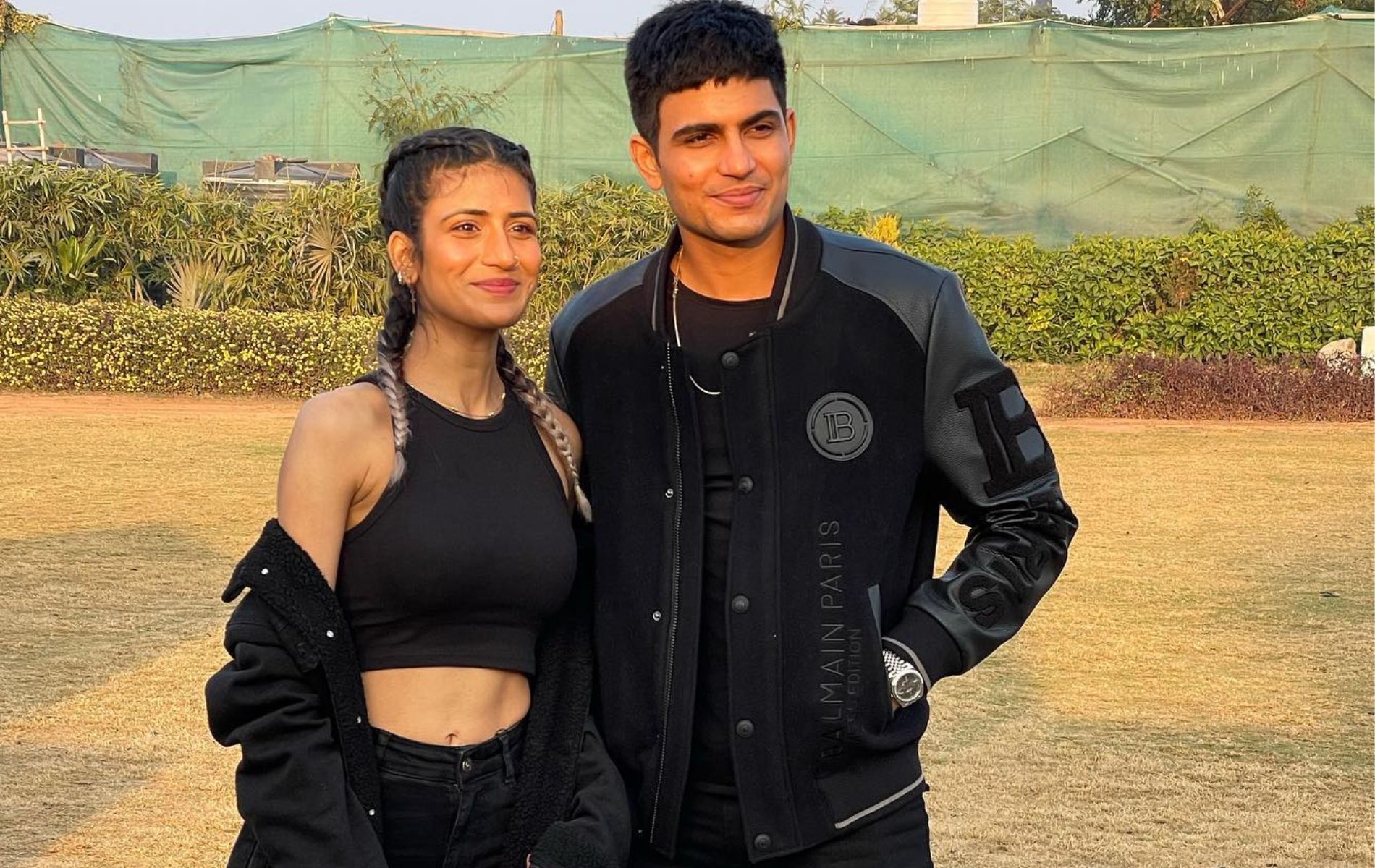 Shubman Gill (right) with his sister Shahneel Gill. (Pic: Instagram/shahneelgill).