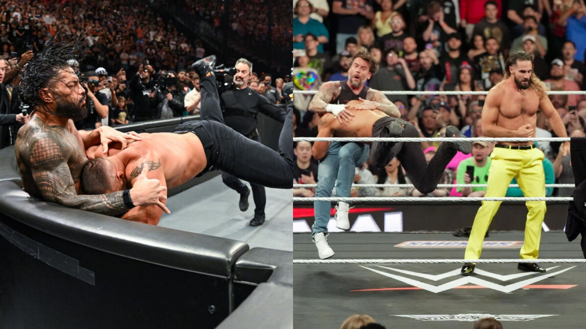 Roman Reigns, Seth Rollins, Cody Rhodes, WWE Backlash 2025, WWE
