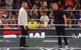 [WATCH] Pat McAfee nearly makes a huge botch during his segment with Gunther on RAW