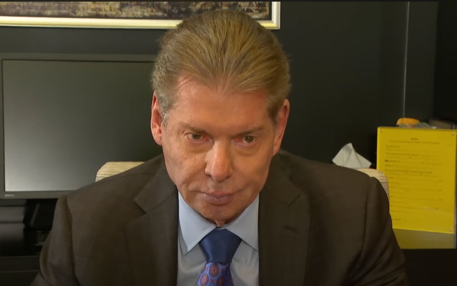 McMahon on an episode of RAW in 2022 (Pic Courtesy: WWE on YouTube)