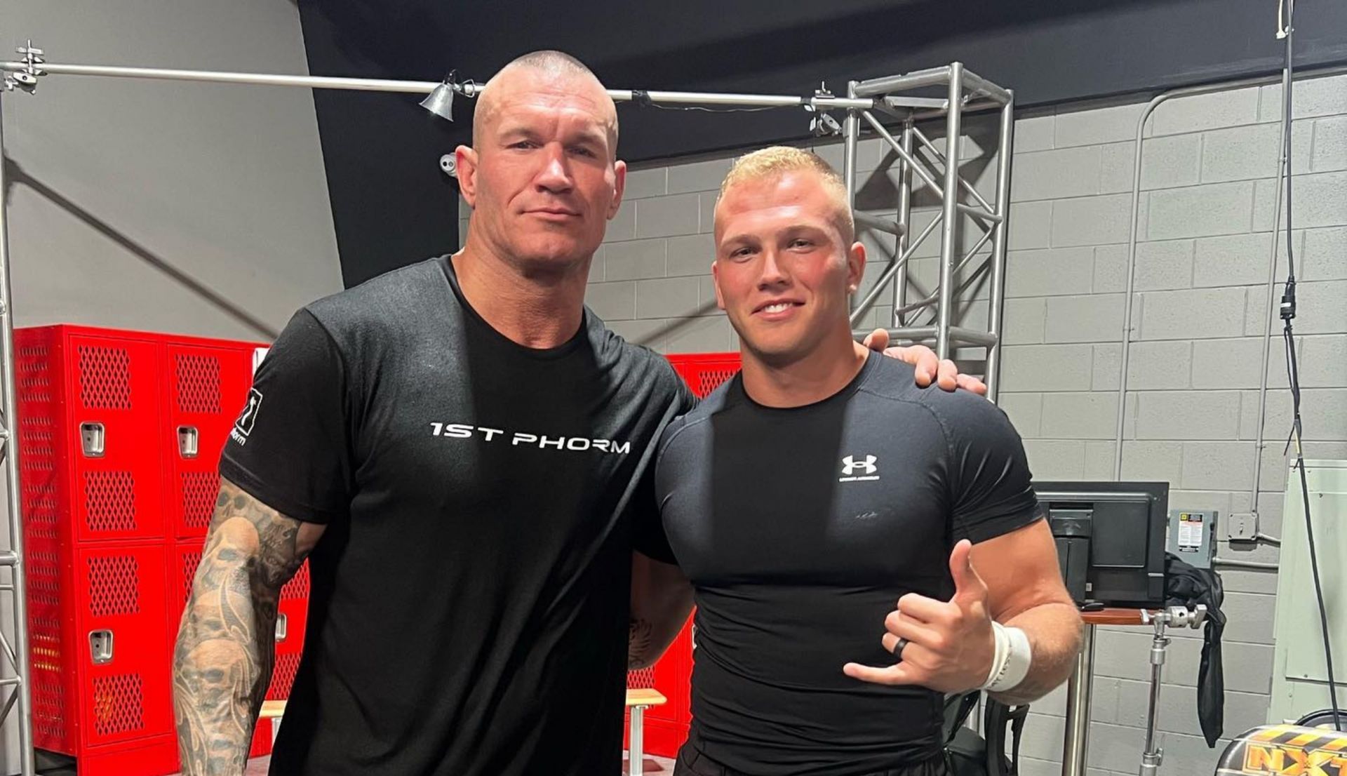 WWE दिग्गज रैंडी ऑर्टन और माइल्स बोर्न (Photo: Myles Borne Instagram)