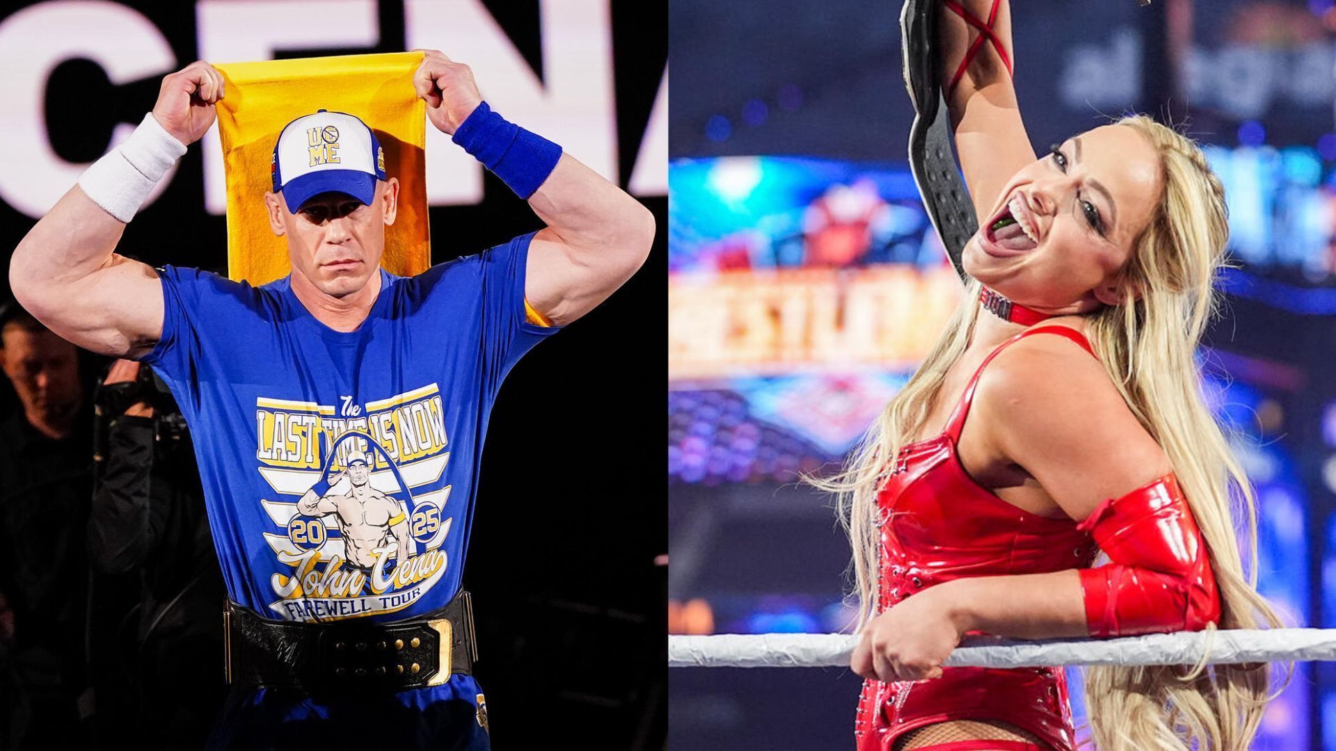 John Cena and Liv Morgan! [Images from WWE.com]