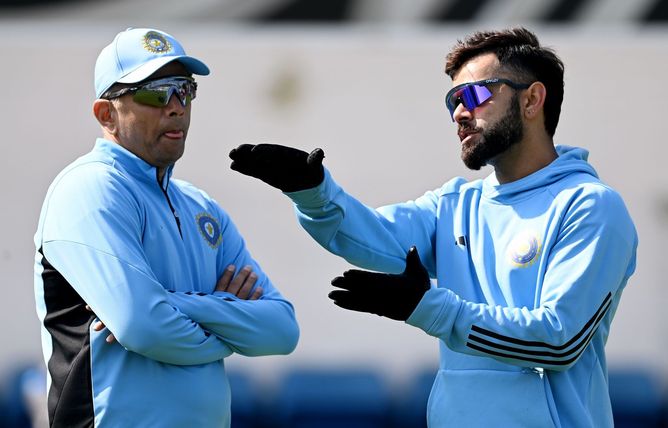 "Double it up" - When Rahul Dravid encouraged Virat Kohli to double his match tally ahead of the latter's 100th Test [Watch]