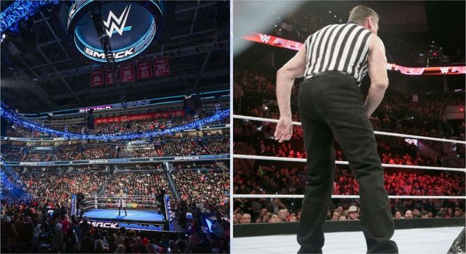 Massive botch takes place during WWE SmackDown; referee fails to count pinfall