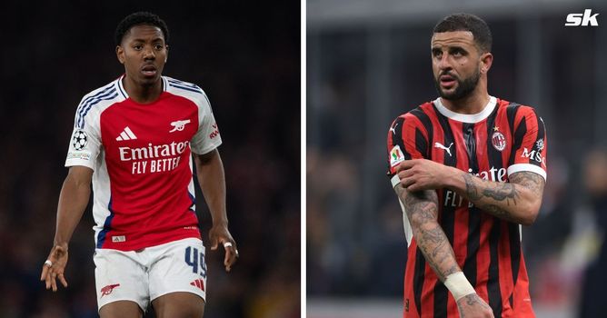 “A good football brain” - Kyle Walker says Arsenal star Myles Lewis-Skelly reminds him of his ex-Tottenham teammate