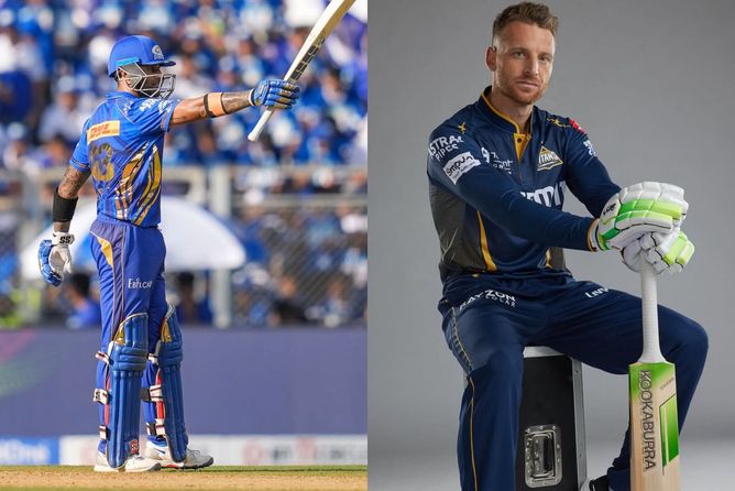 Suryakumar Yadav vs Jos Buttler - comparing their stats after 117 IPL matches
