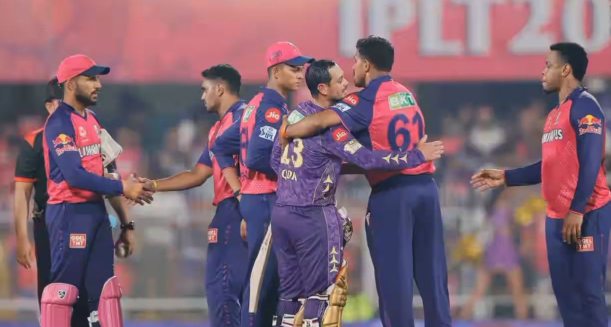 केकेआर और राजस्थान रॉयल्स (Photo Credit - IPLT20.COM)