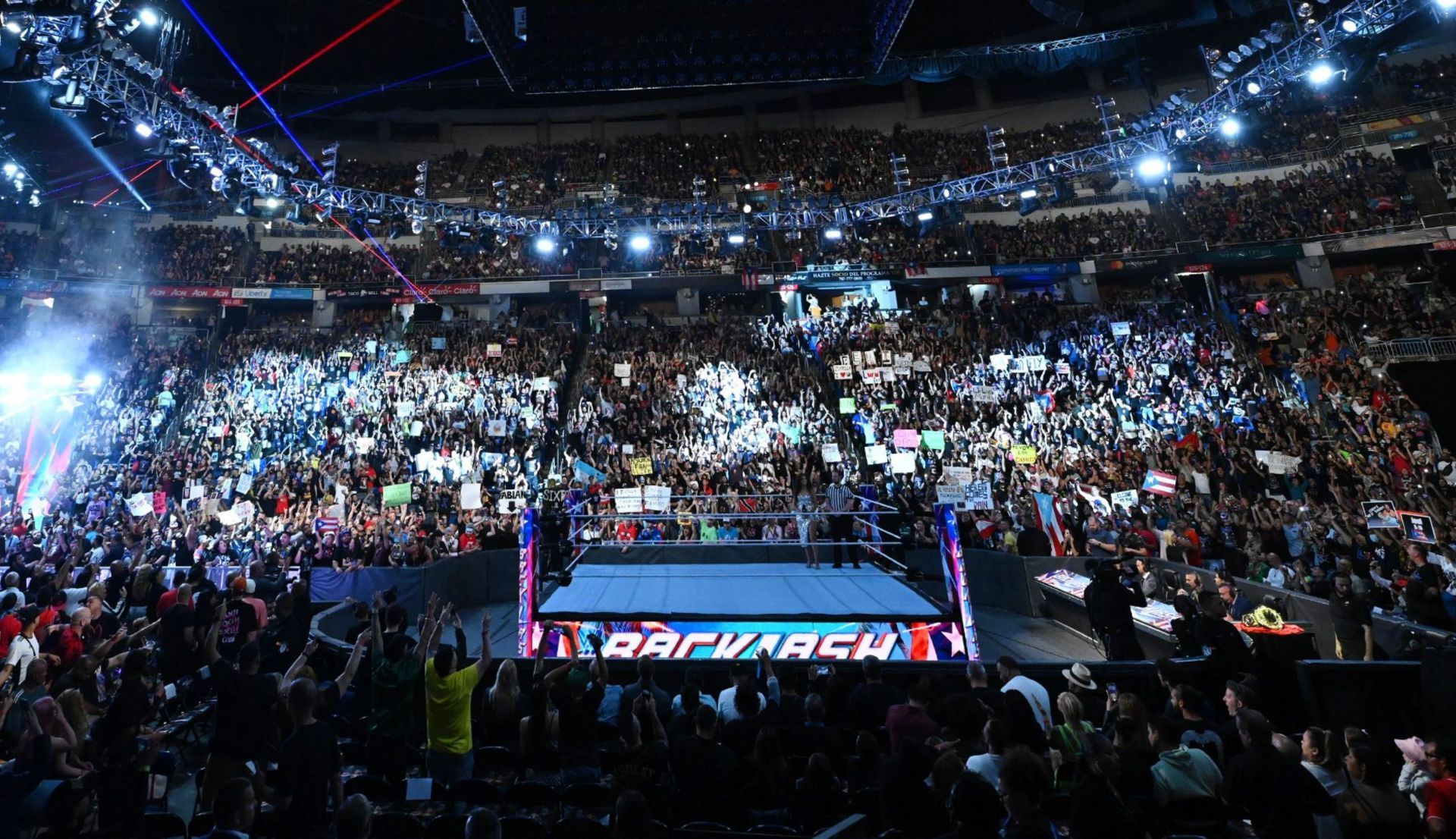 Backlash का एरीना (Photo: WWE.com)