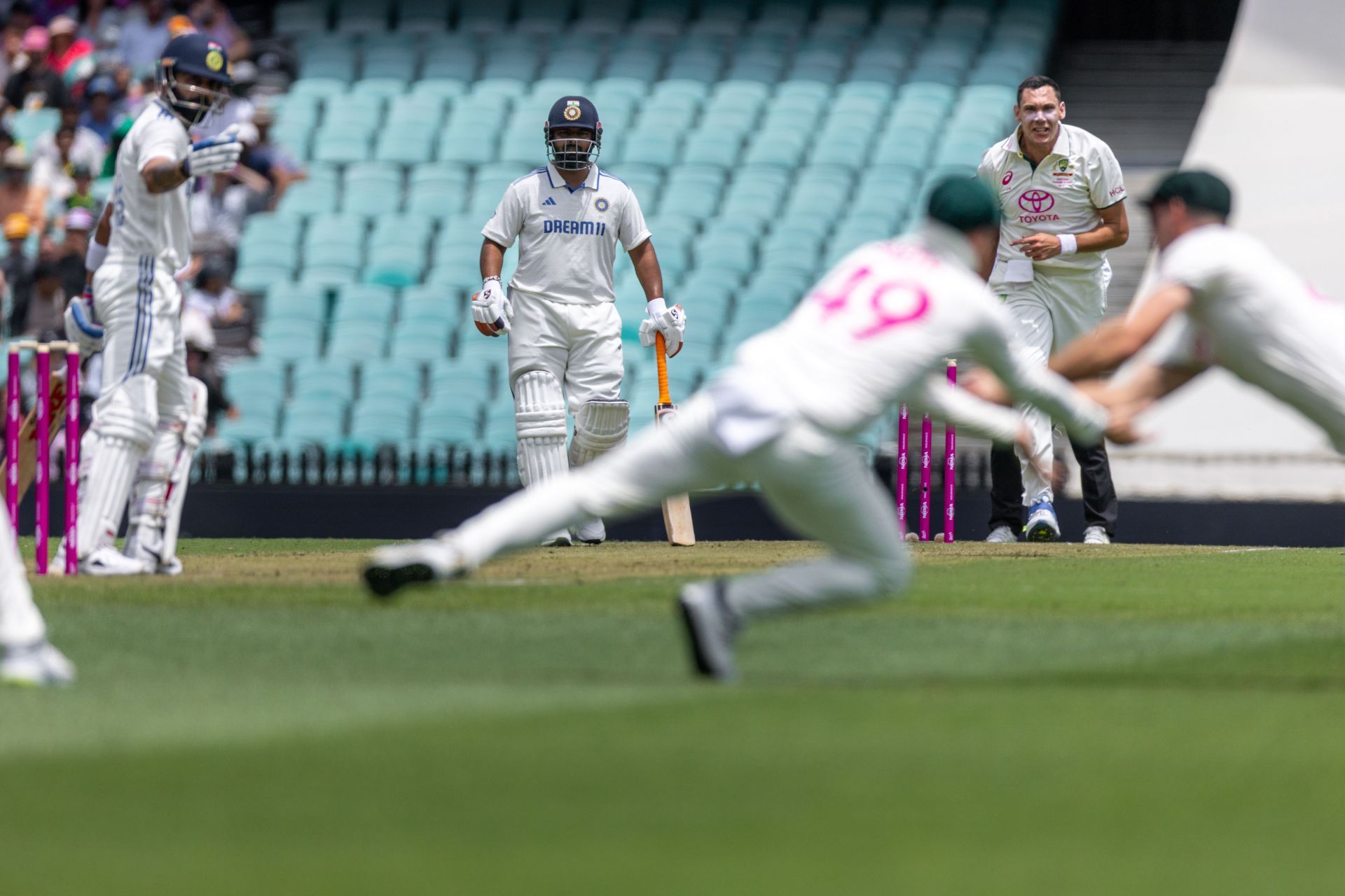  Virat Kohli routinely gave slip-catching practice to fielders in the recent Australian tour [Credit: Getty]
