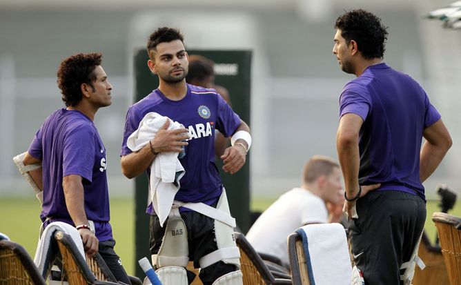 3 star Indian cricketers who retired after Virat Kohli's current age ft. Sachin Tendulkar