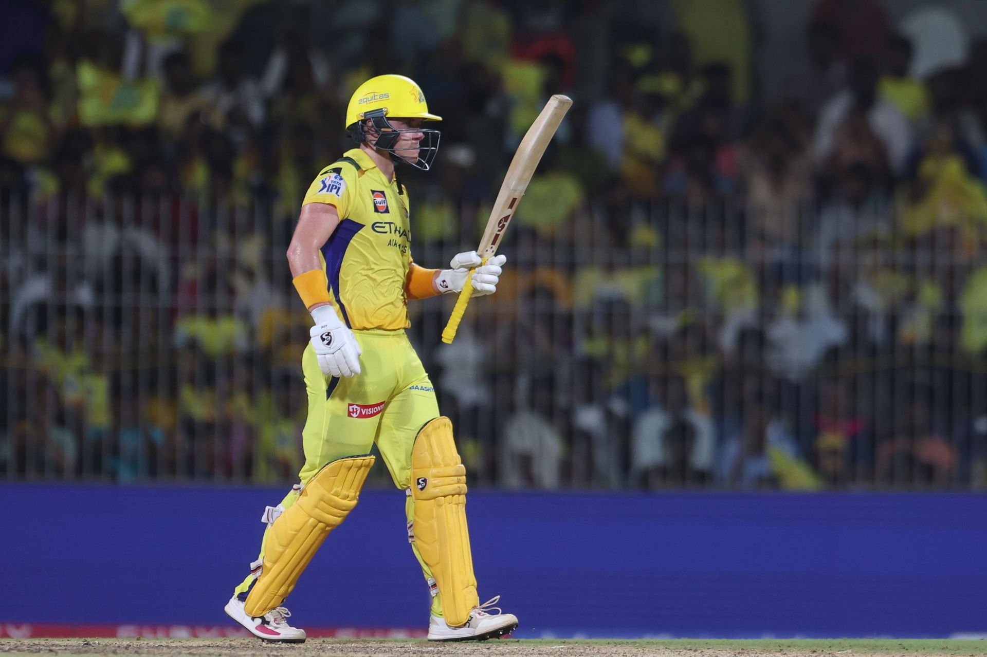 Sam Curran&#039;s 88-run knock helped CSK reach a 190-run total. [P/C: Getty]
