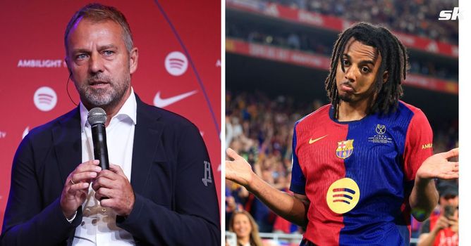 Barcelona boss Hansi Flick decides who will replace injured Jules Kounde at right-back in Champions League semi-final second leg vs Inter: Reports
