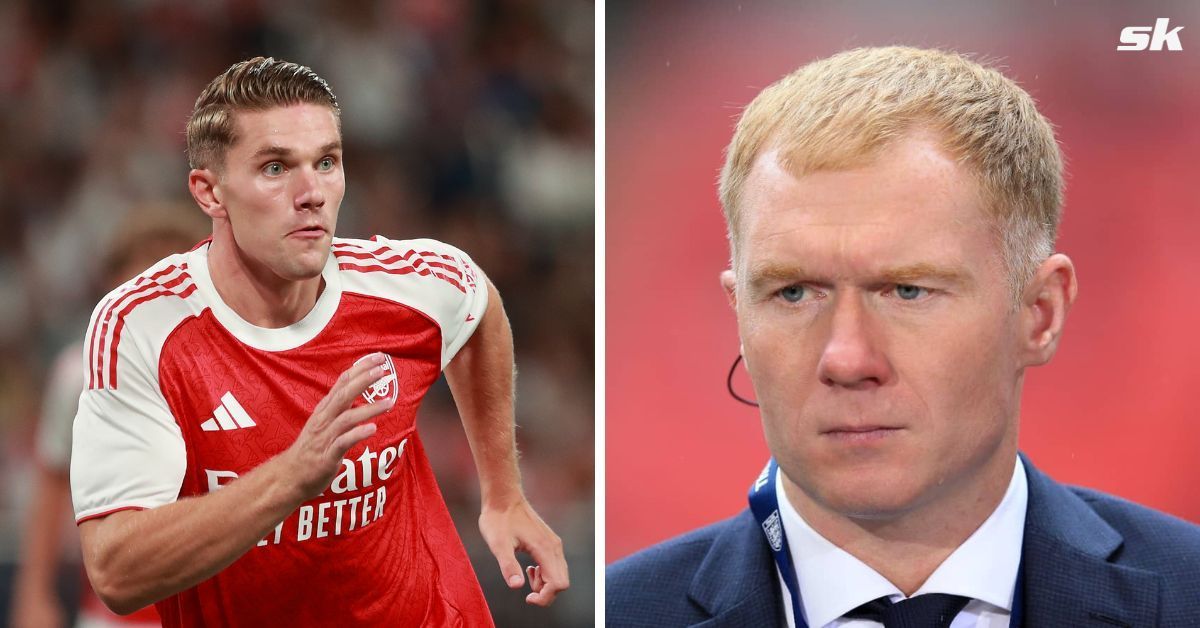 Viktor Gyokeres (left) and Paul Scholes (right)