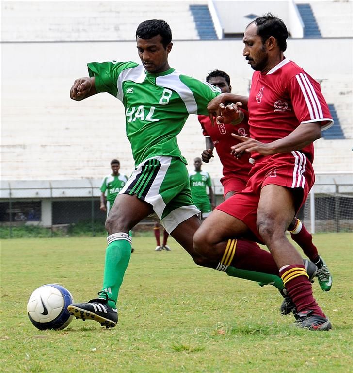 HAL captain Xavier Vijay Kumar (left)