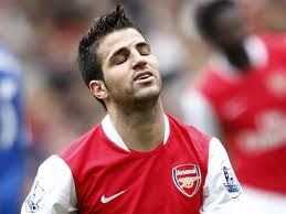 Flustered Fab: Cesc has become increasingly disillusioned with the Gunners