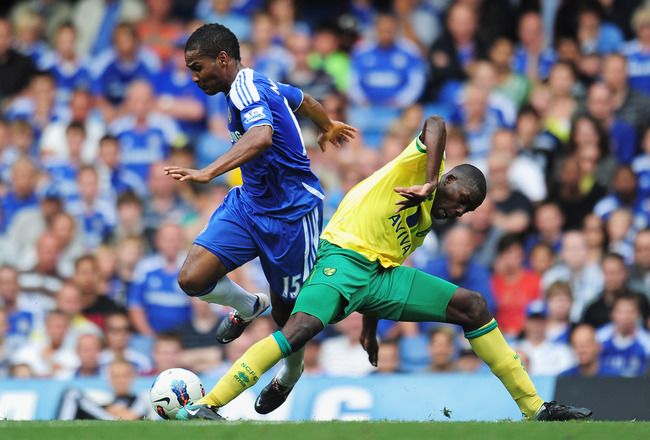 Malouda with the ball