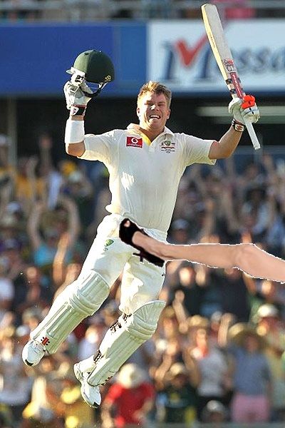 David Warner century