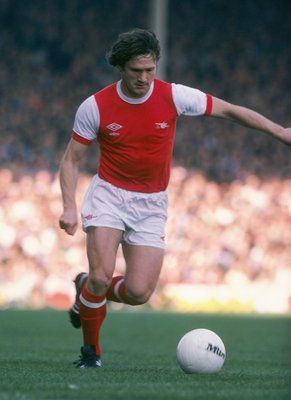 Pat Rice of Arsenal in action