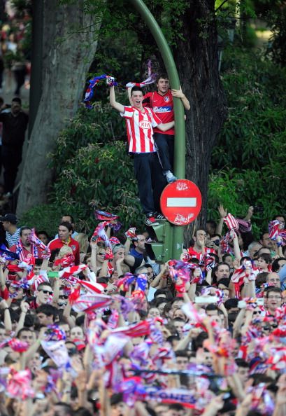 Atletico Madrid Celebrations after Winning the Europa League Final