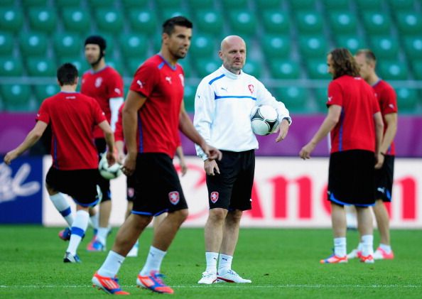 Czech Republic Training and Press Conference - Group A: UEFA EURO 2012