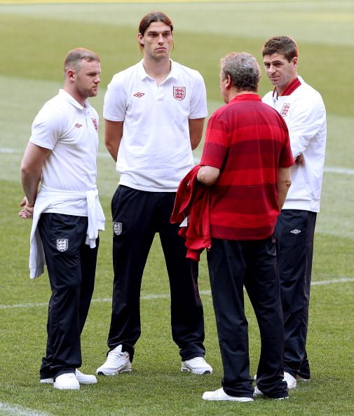 England Training and Press Conference - Group D: UEFA EURO 2012