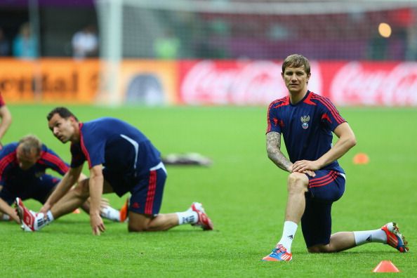 Russia Training and Press Conference - Group A: UEFA EURO 2012
