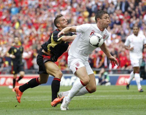 Gary Cahill (right) became the fourth England player to be forced out of the England squad