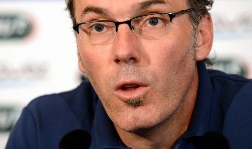 French head coach Laurent Blanc