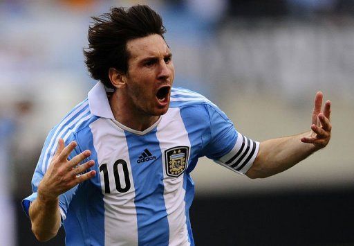 Argentinian soccer player Lionel Messi