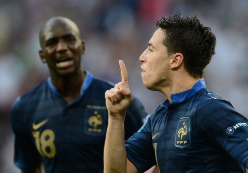 French midfielder Samir Nasri