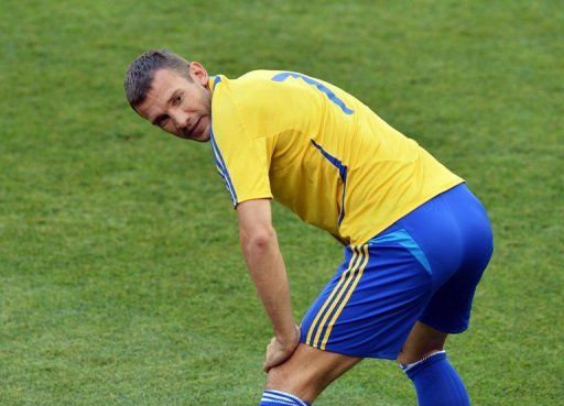 Ukraine icon Andrei Shevchenko is now seeking to guide his country into the Euro 2012 quarters with victory over France