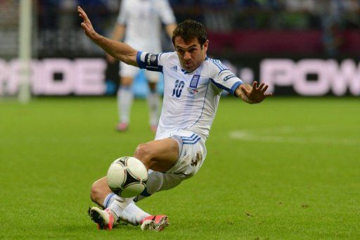 Greek midfielder Giorgos Karagounis