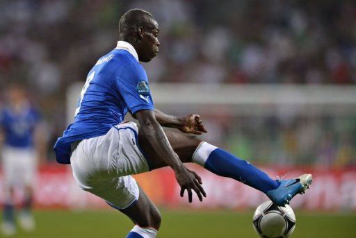 Italian forward Mario Balotelli