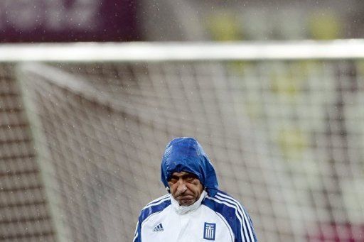Greece&#039;s coach Fernando Santos