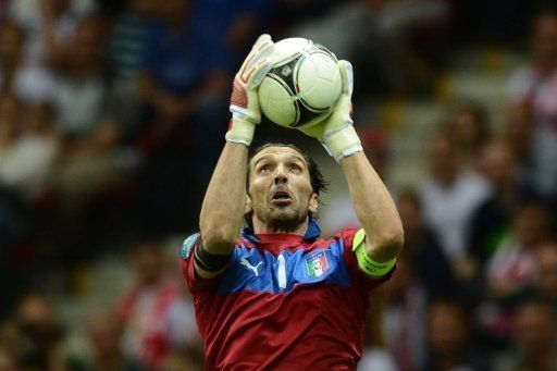 Italian goalkeeper Gianluigi Buffon