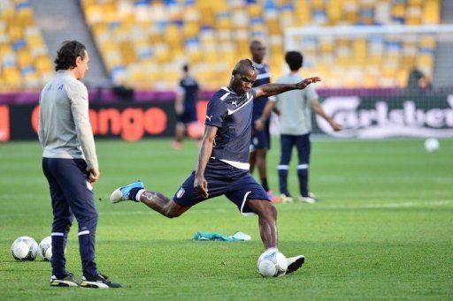 Italy&#039;s Mario Balotelli came of age in the semi-final against Germany with a confidently taken first-half brace