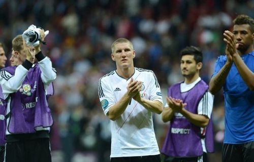 Schweinsteiger played during Euro 2012 despite having a painful right calf