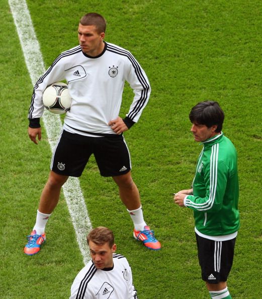 Germany Training and Press Conference - Semi Final: UEFA EURO 2012