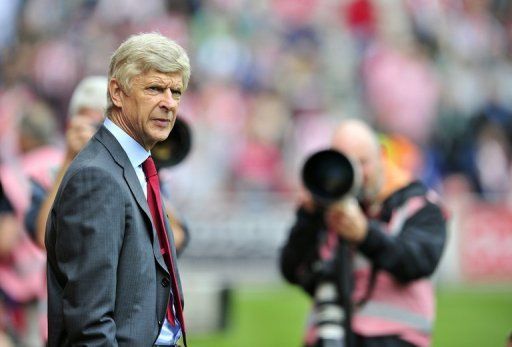 Arsene Wenger saw his side struggle in the attacking third of the field against a determined Stoke