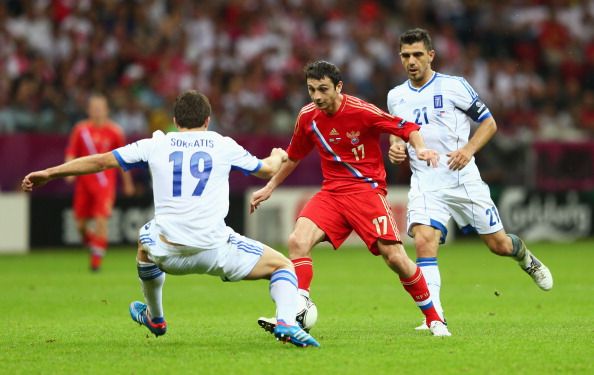 Greece v Russia - Group A: UEFA EURO 2012