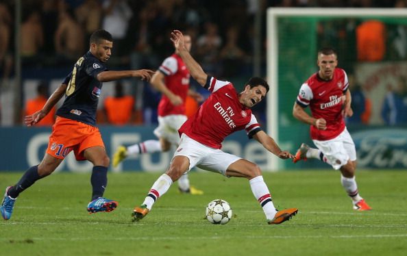 Montpellier Herault SC v Arsenal FC - UEFA Champions League